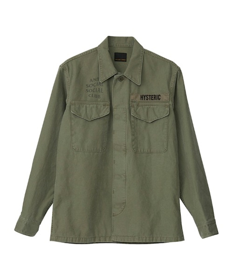 Anti Social Social Club x Hysteric Glamour BDU Shirt Olive 男装