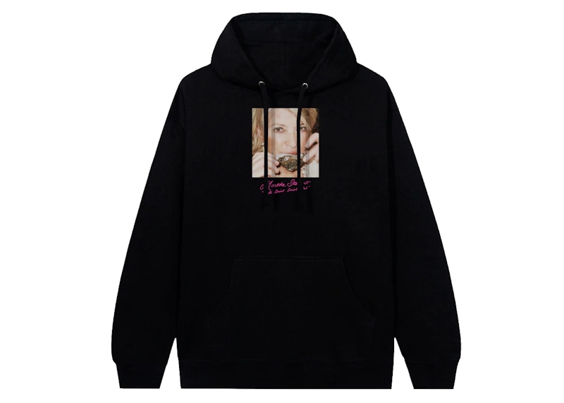 Pre-owned Anti Social Club Men's X Martha Stewart Oyster Hoodie In Black