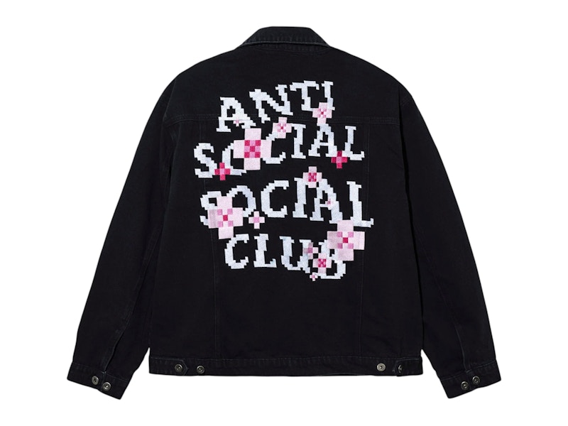 Anti Social Social Club x Minecraft Cherry Blossom Trucker Jacket