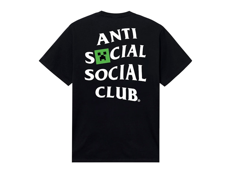 服/ファッション ANTI SOCIAL SOCIAL CLUB x Invisible Man TEE Anti Social Social Club Cancelled (Again) T-shirt Black Men's