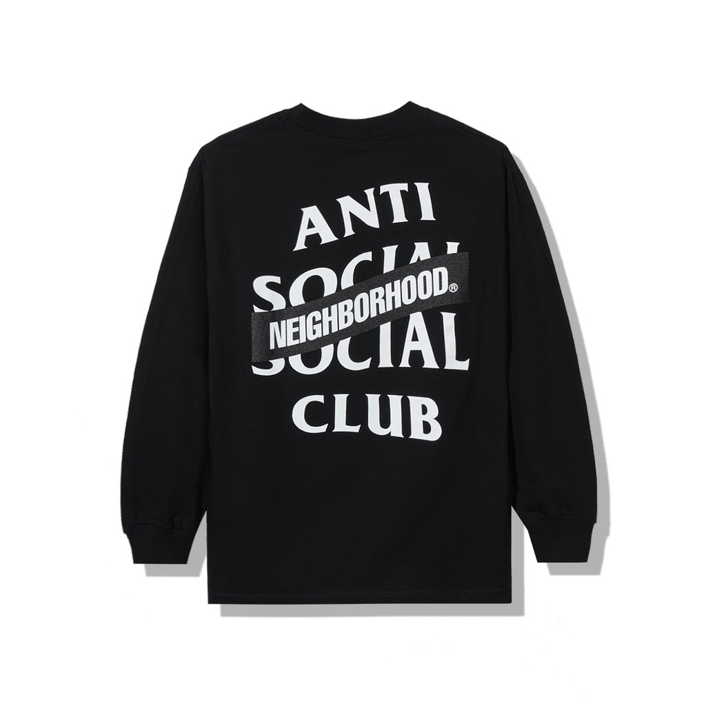 Anti Social Social Club x Neighborhood AW05 Black Long Sleeve Tee