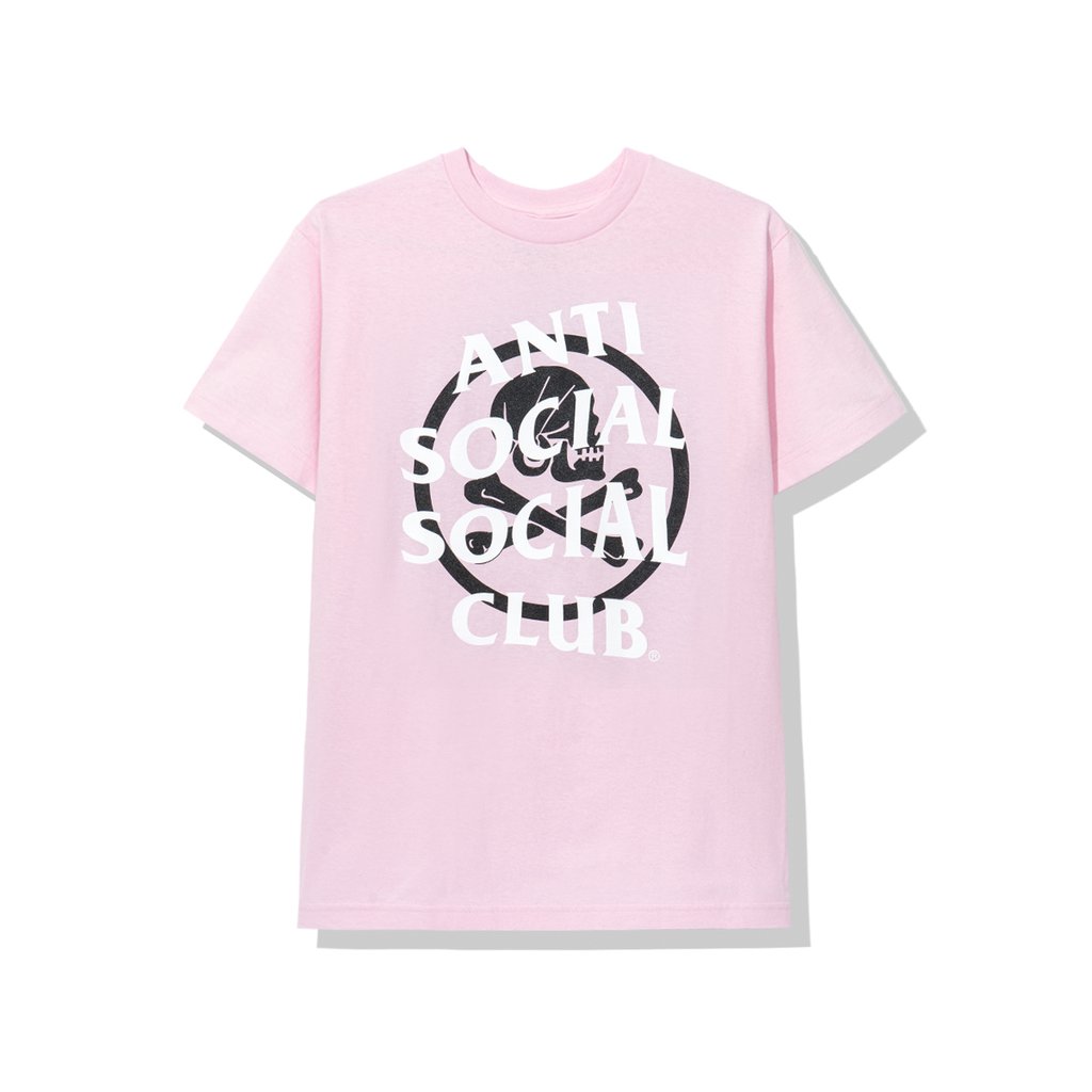 Anti Social Social Club x Neighborhood Cambered Pink Tee Tee Pink