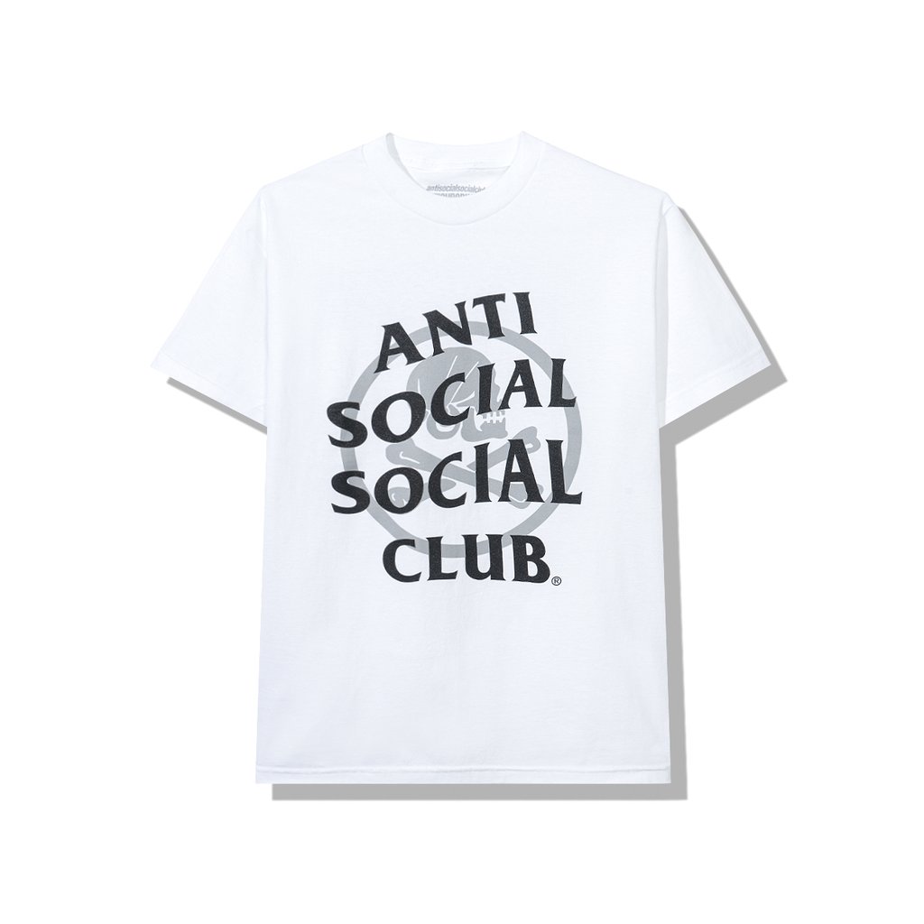 anti social social club shirt white