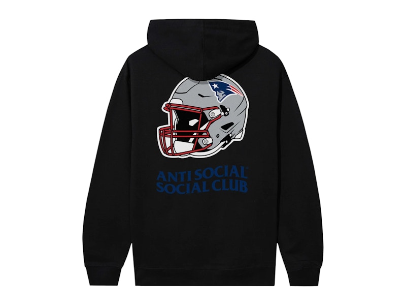 Anti Social Social Club x New England Patriots Impact Hoodie Black