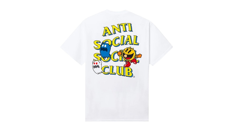 Anti Social Social Club x PAC-MAN Run Run Tee White Men's - FW25 - US