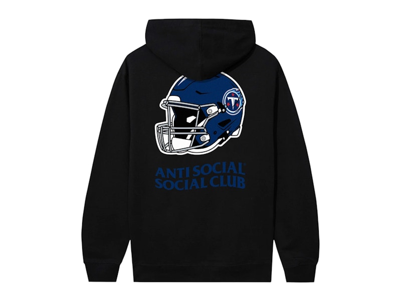 Anti Social Social Club x Tennessee Titans Impact Hoodie Black