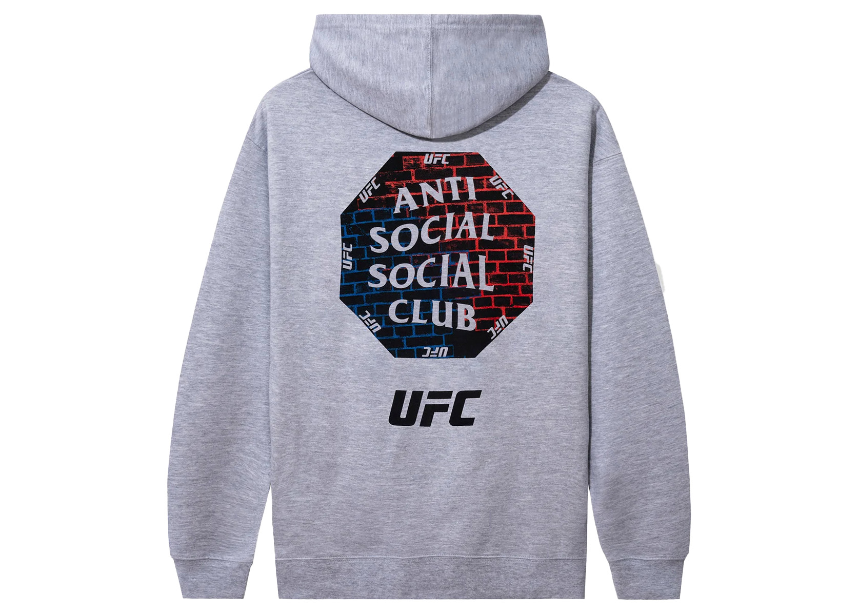 Anti Social Social Club x UFC Conned Zip-Up Grey メンズ - SS23 - JP