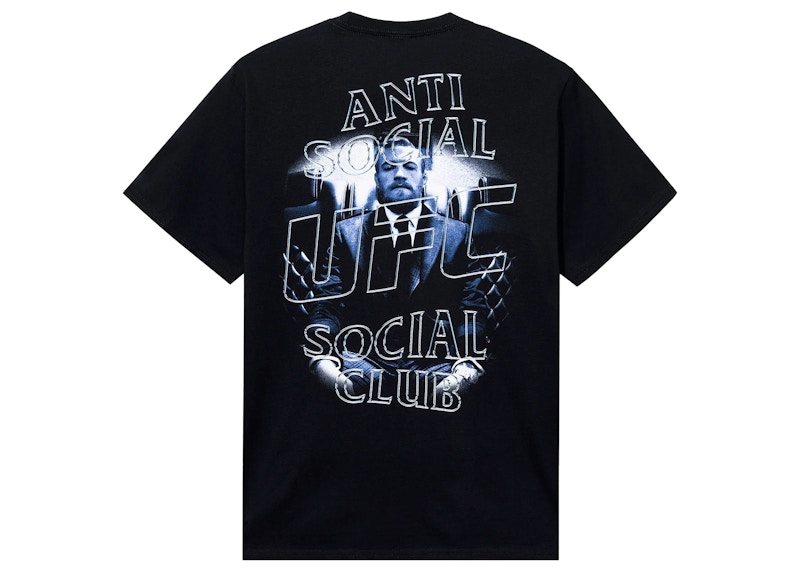 Anti Social Social Club x UFC Conor Mcgregor Tee Black Hombre