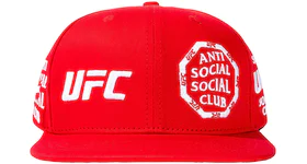 Anti Social Social Club x UFC Self-Titled Cap Red