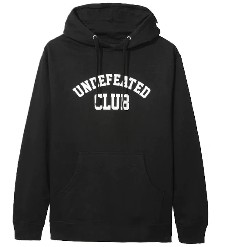 Anti Social Social Club x Undefeated Club Hoodie Black Men's