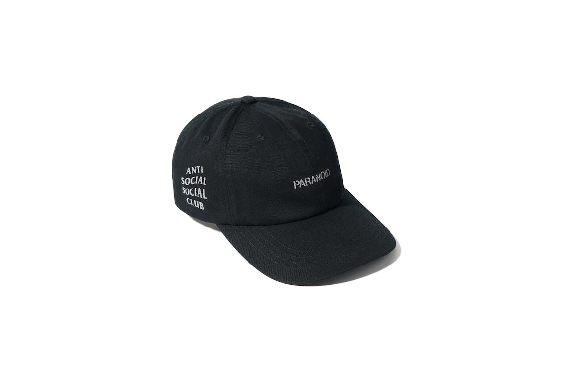 Pre-owned Anti Social Social Club X Undefeated Paranoid Cap Black