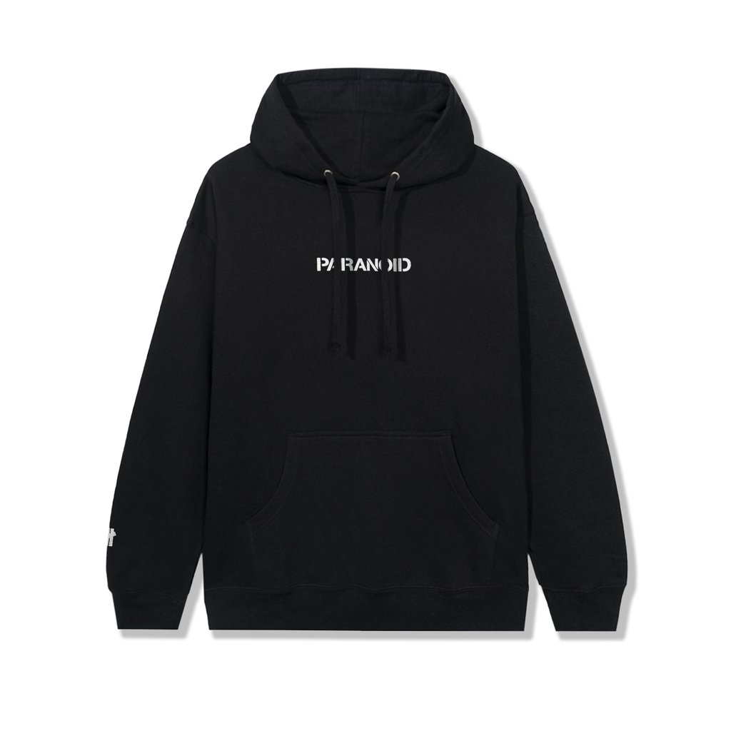 BAPE x Undefeated Pullover Hoodie (White Strings) Black