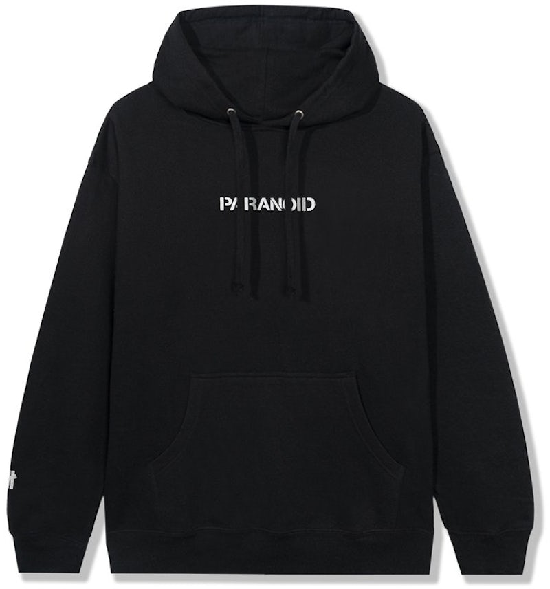 Anti Social Social Club x Undefeated Paranoid Hoodie Black Men's US
