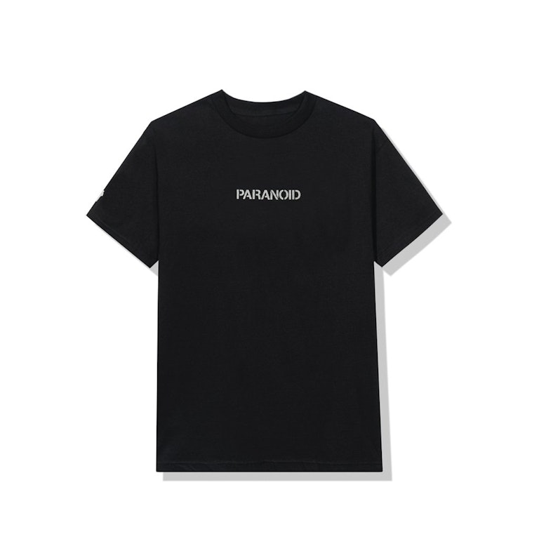 Pre-owned Anti Social Social Club X Undefeated Paranoid T-shirt Black