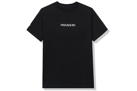 Anti Social Social Club x Undefeated Paranoid T-shirt Black Men's US