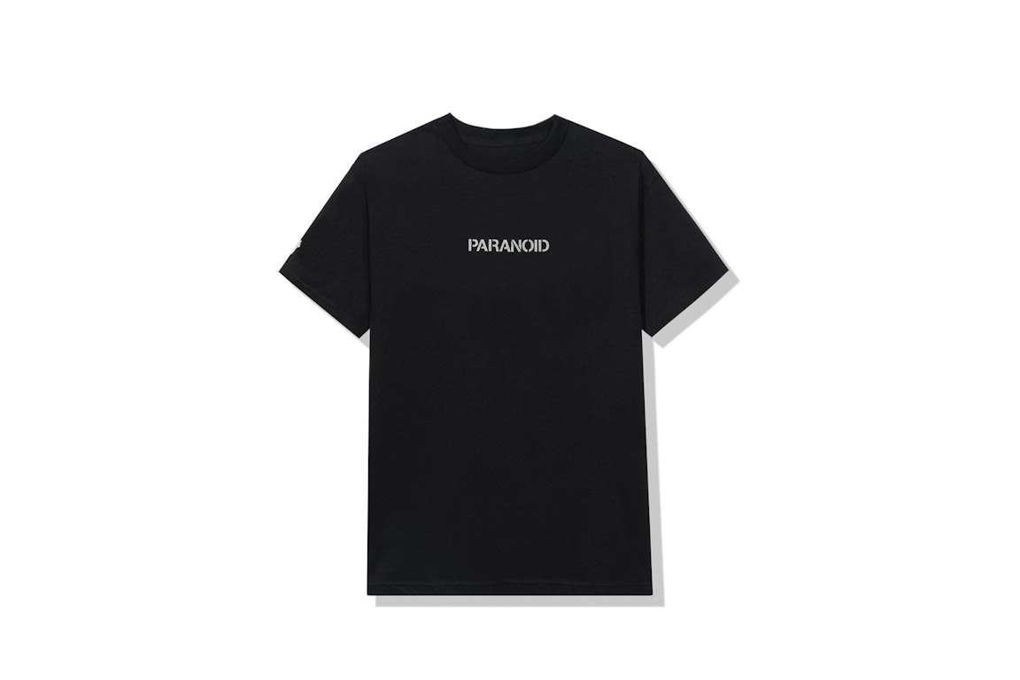Pre-owned Anti Social Social Club X Undefeated Paranoid T-shirt Black