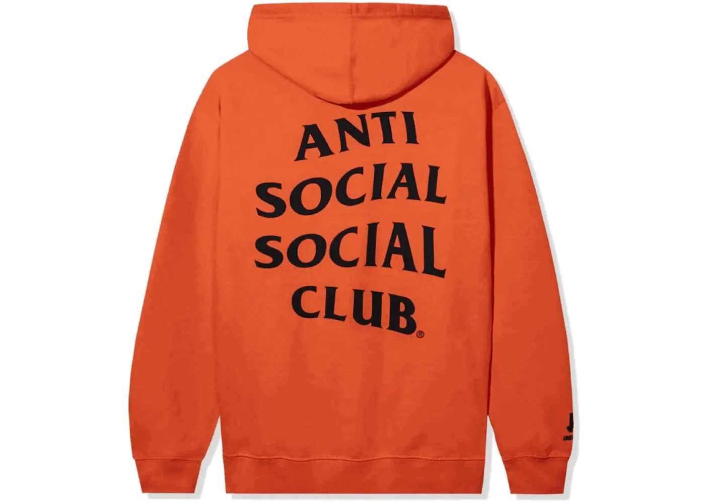 Anti Social Social Club x Undefeated Still Paranoid Hoodie Orange