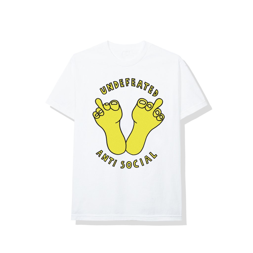 Anti Social Social Club x Undefeated Tee White Men's - FW20 - US