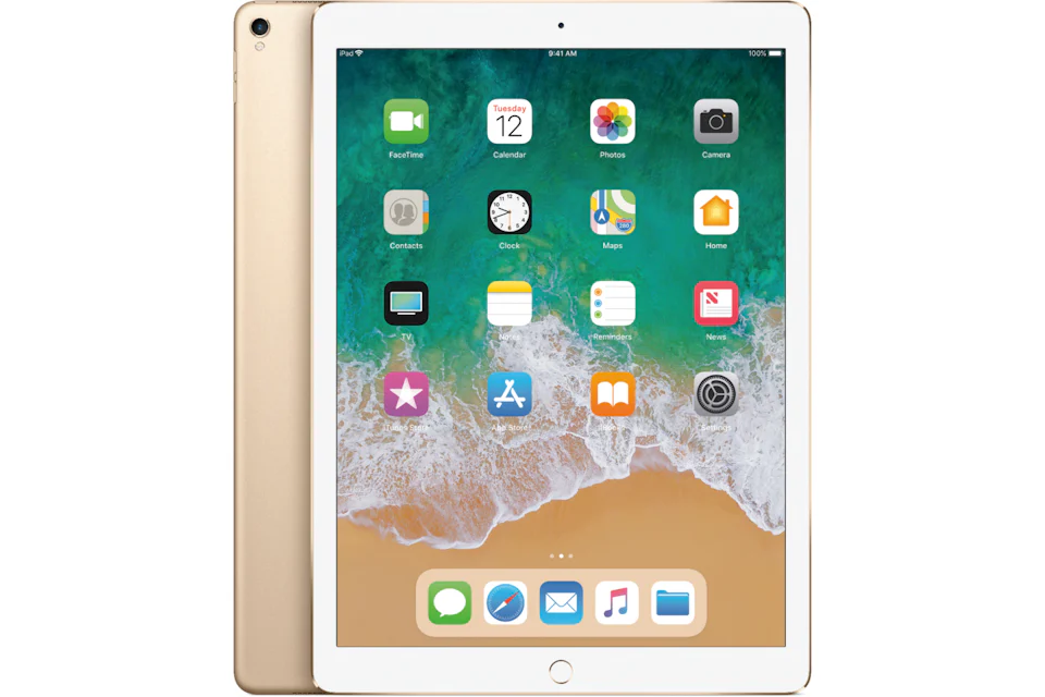 Apple Certified Refurbished iPad Pro 12.9" 2nd Gen 256GB Wifi US (2017 Model / 90-Day Warranty) MP6J2LL/A Gold
