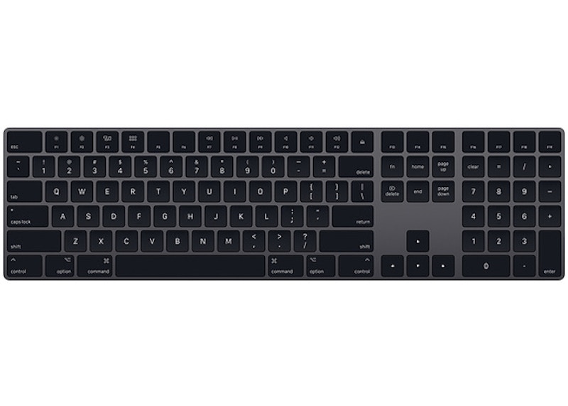 PC周辺機器[レア美品] magic keyboard space gray グレー US