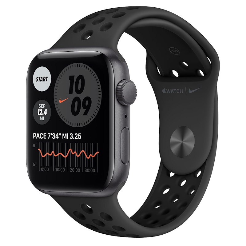 Apple Watch Nike SE GPS 44mm Space Gray Aluminum with Anthracite ...