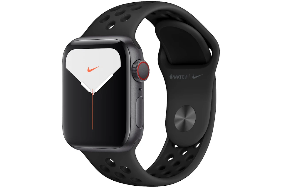 Apple Watch Nike Series 5 GPS + Cellular 40mm Space Gray Aluminum with Anthracite Black Band A2094