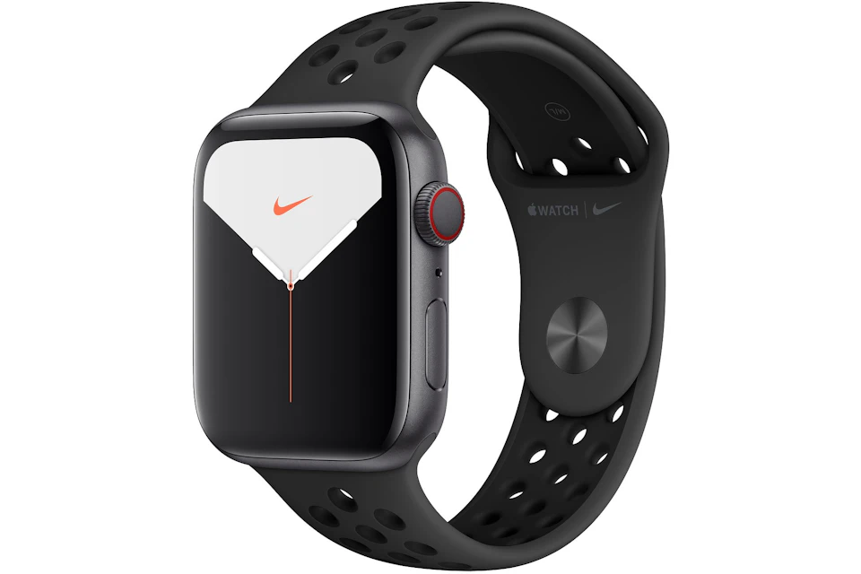Apple Watch Nike Series 5 GPS + Cellular 44mm Space Gray Aluminum with Anthracite Black Band A2095