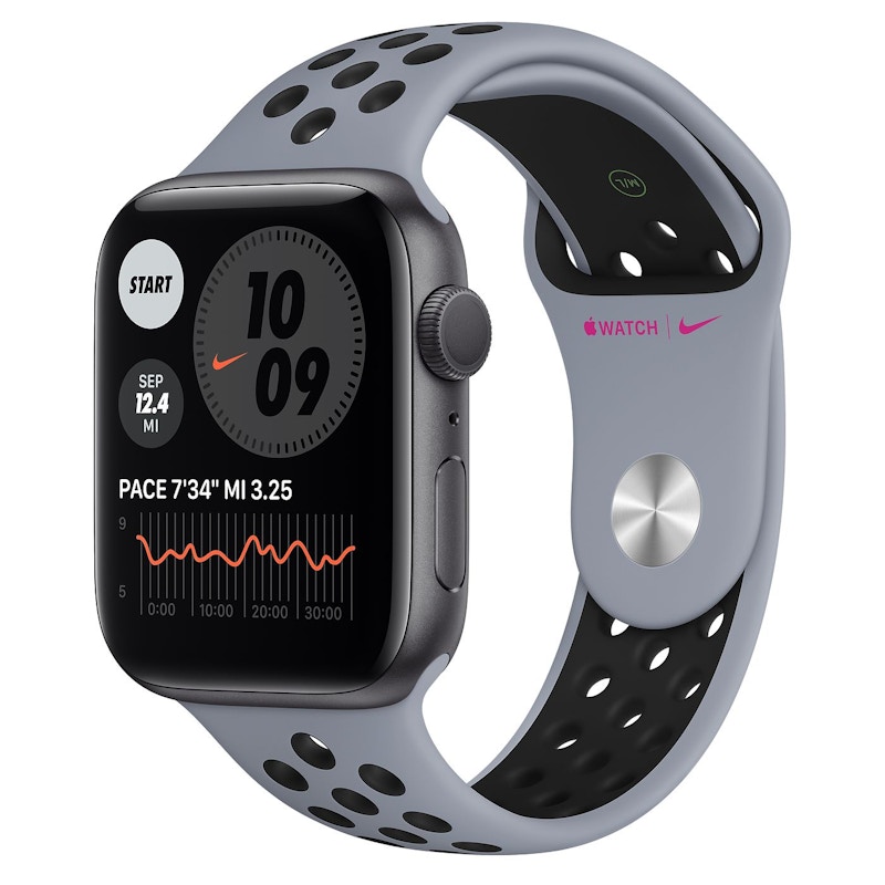 Apple Watch Nike Series 6 GPS 44mm Space Gray Aluminum with 