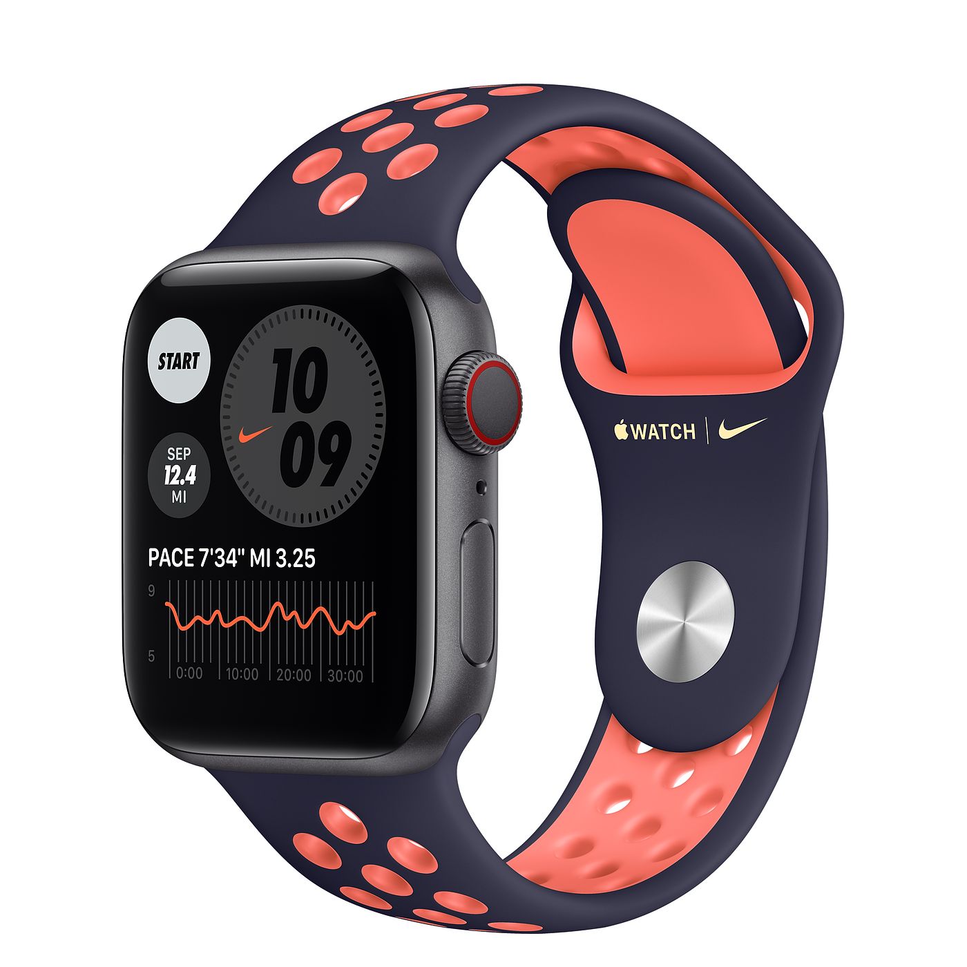 Apple Watch Nike Series 6 GPS + Cellular 40mm Space Gray Aluminum