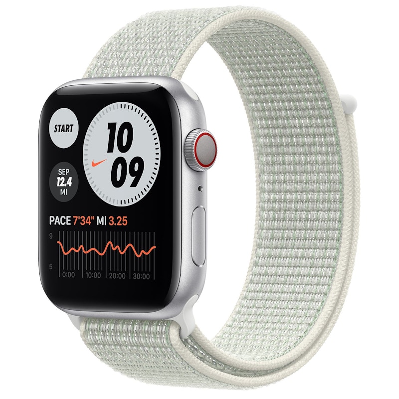 Apple watch nike outlet silver aluminum