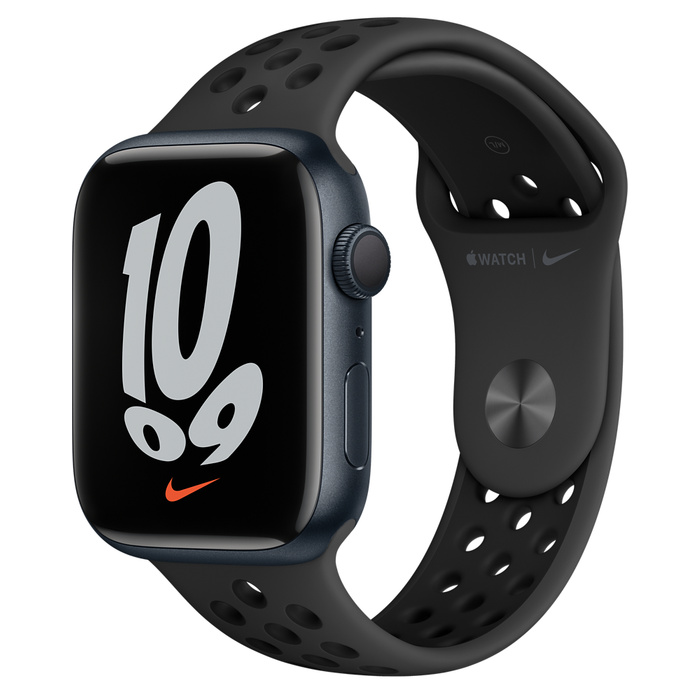 Apple Watch Nike Series 7 GPS 45mm Midnight Aluminum with Nike
