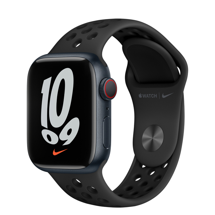 Apple Watch Nike Series 7 GPS 41mm Midnight Aluminum with Nike