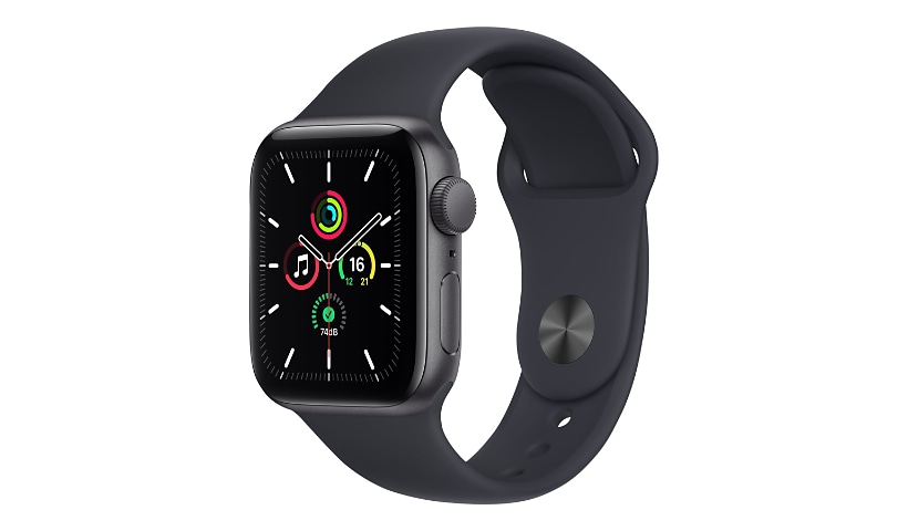 Apple Watch SE GPS 40mm Space Gray Aluminum with Midnight Sport 
