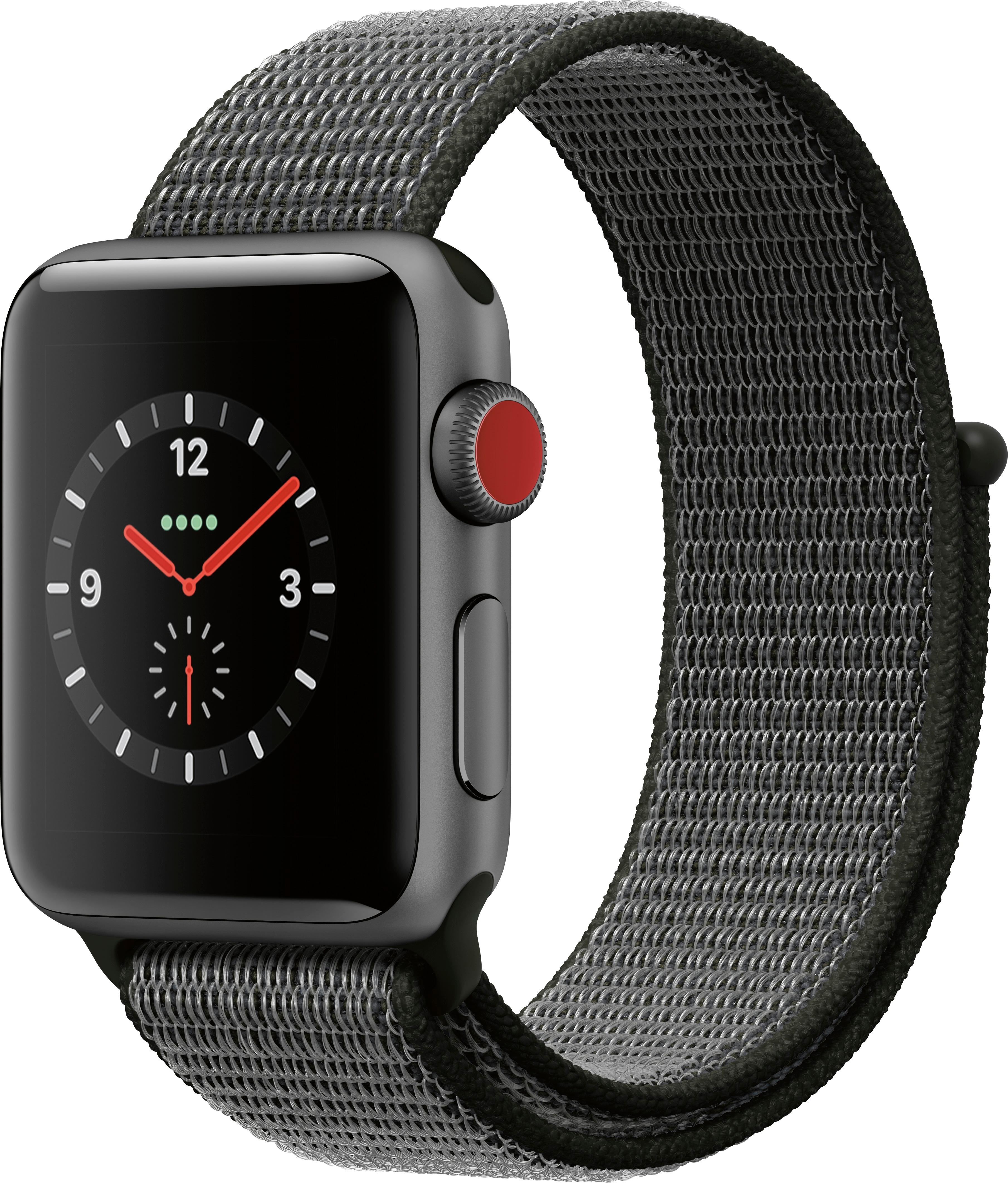 Apple Watch Series 3 GPS + Cellular 38mm Space Gray Aluminum with 