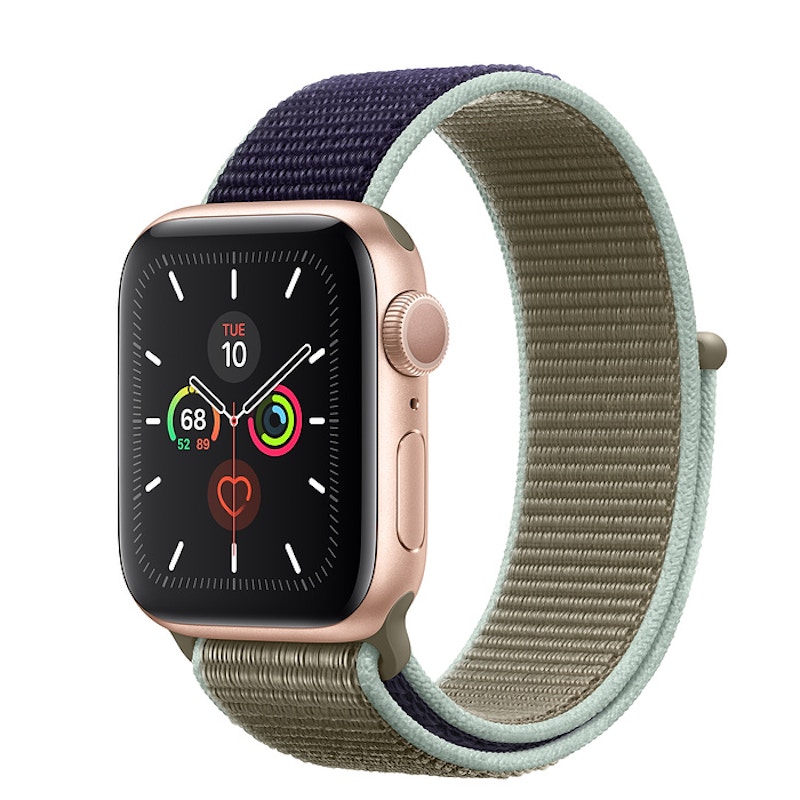 Apple Watch Series 5 GPS 40mm Gold Aluminum with Khaki Sport Loop