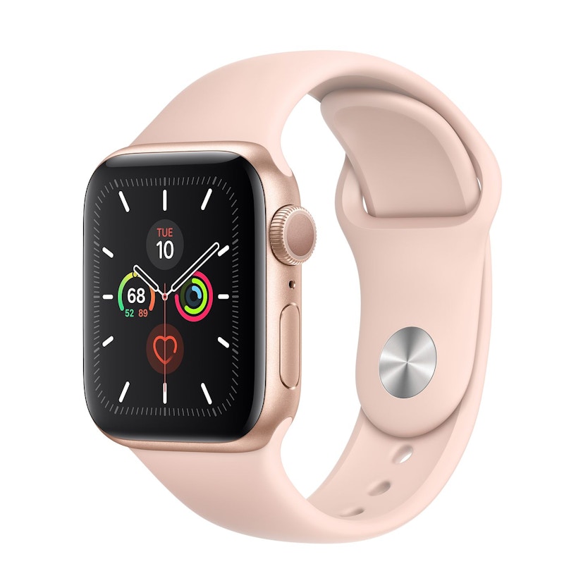 Apple Watch SE GPS 40mm Gold Aluminum with Pink Sand Sport Band ...