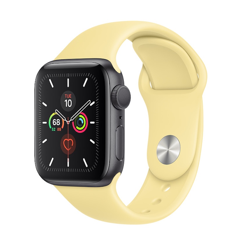 Apple Watch Series 5 GPS 40mm Space Gray Aluminum with Lemon Cream