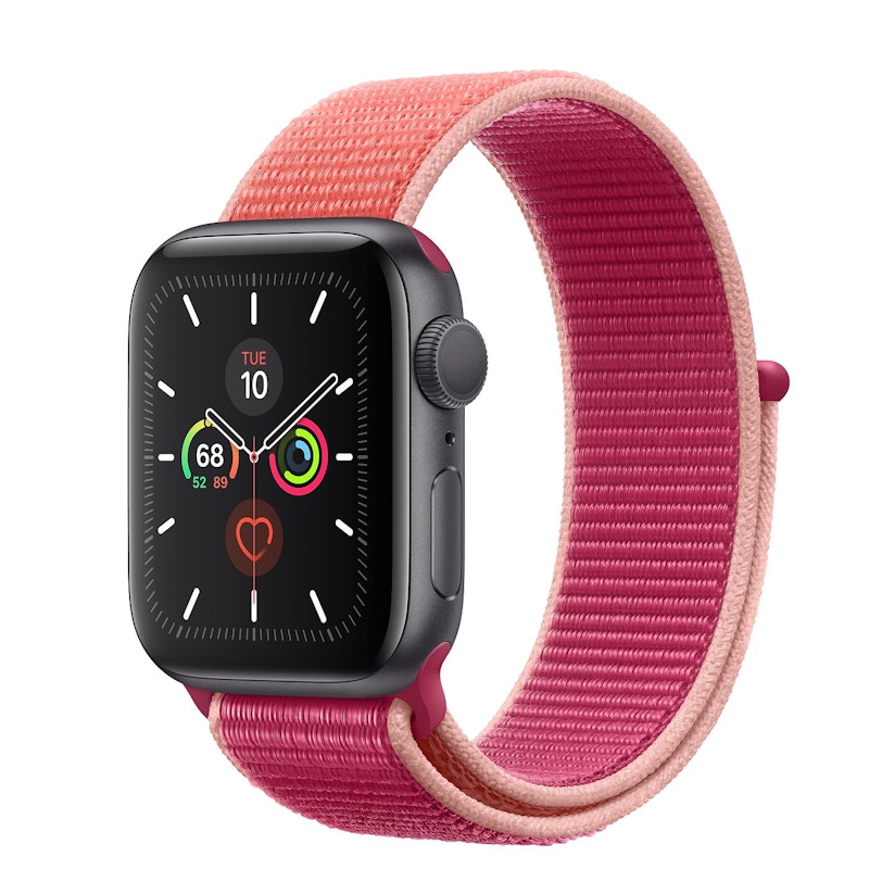 Apple Watch Series 5 GPS 40mm Space Gray Aluminum with Pomegranate