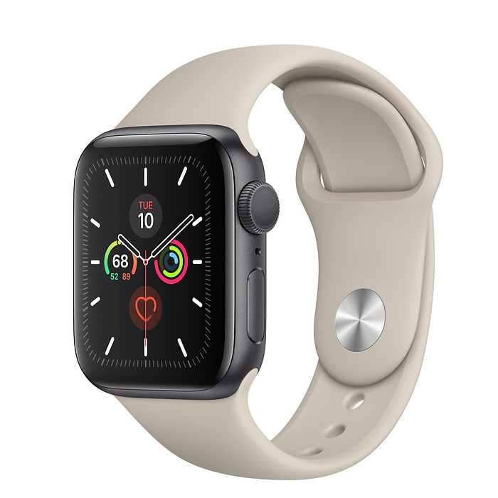 Apple Watch Series 5 GPS 40mm Space Gray Aluminum with Stone Sport 