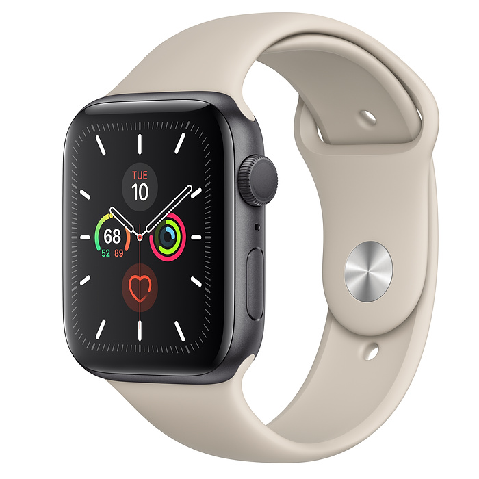 Apple Watch Series 5 GPS 44mm Space Gray Aluminum with Stone Sport