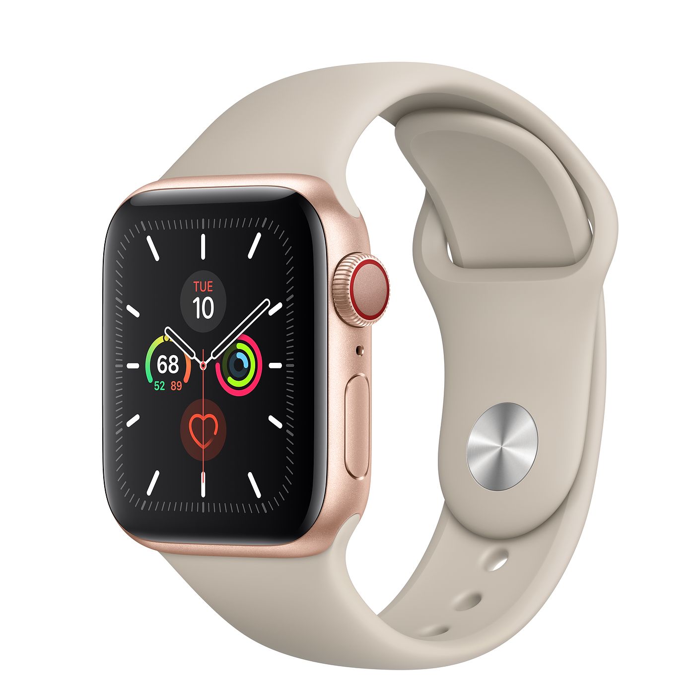 Apple Watch Series 5 GPS + Cellular 40mm Gold Aluminum with Stone