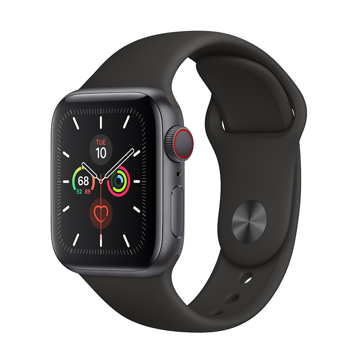 Apple Watch Series 5 GPS + Cellular 40mm Space Gray Aluminum with 