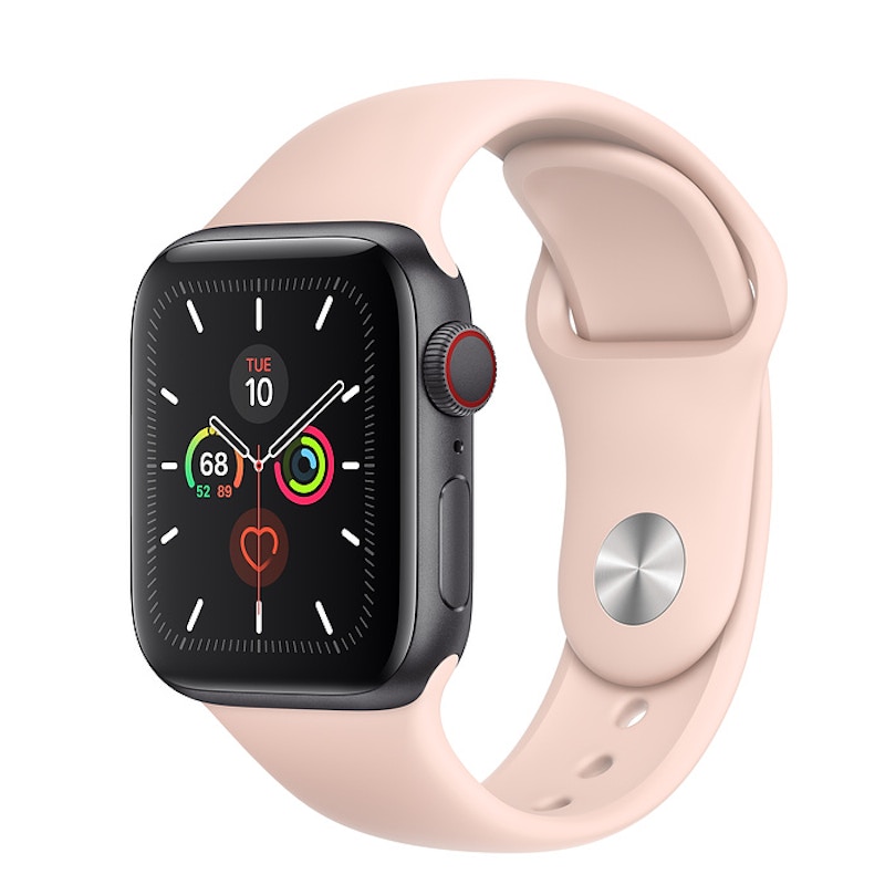 Space grey iwatch with rose gold band sale