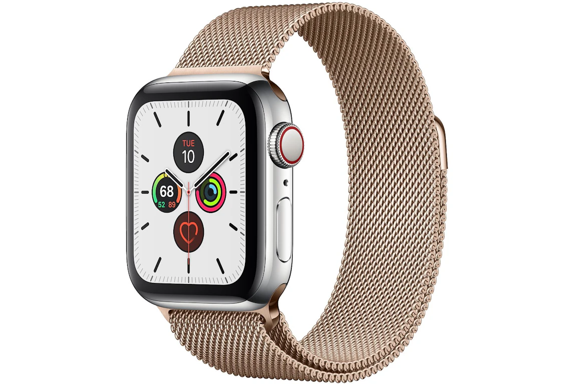 Apple Watch Series 5 GPS + Cellular 40mm Stainless Steel with Space