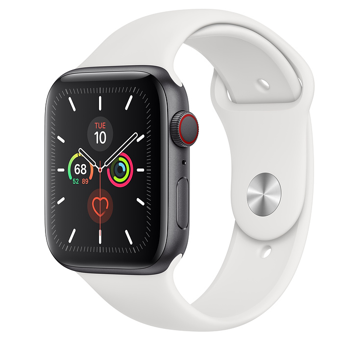 Apple Watch Series 5 GPS + Cellular 44mm Space Gray Aluminum with ...