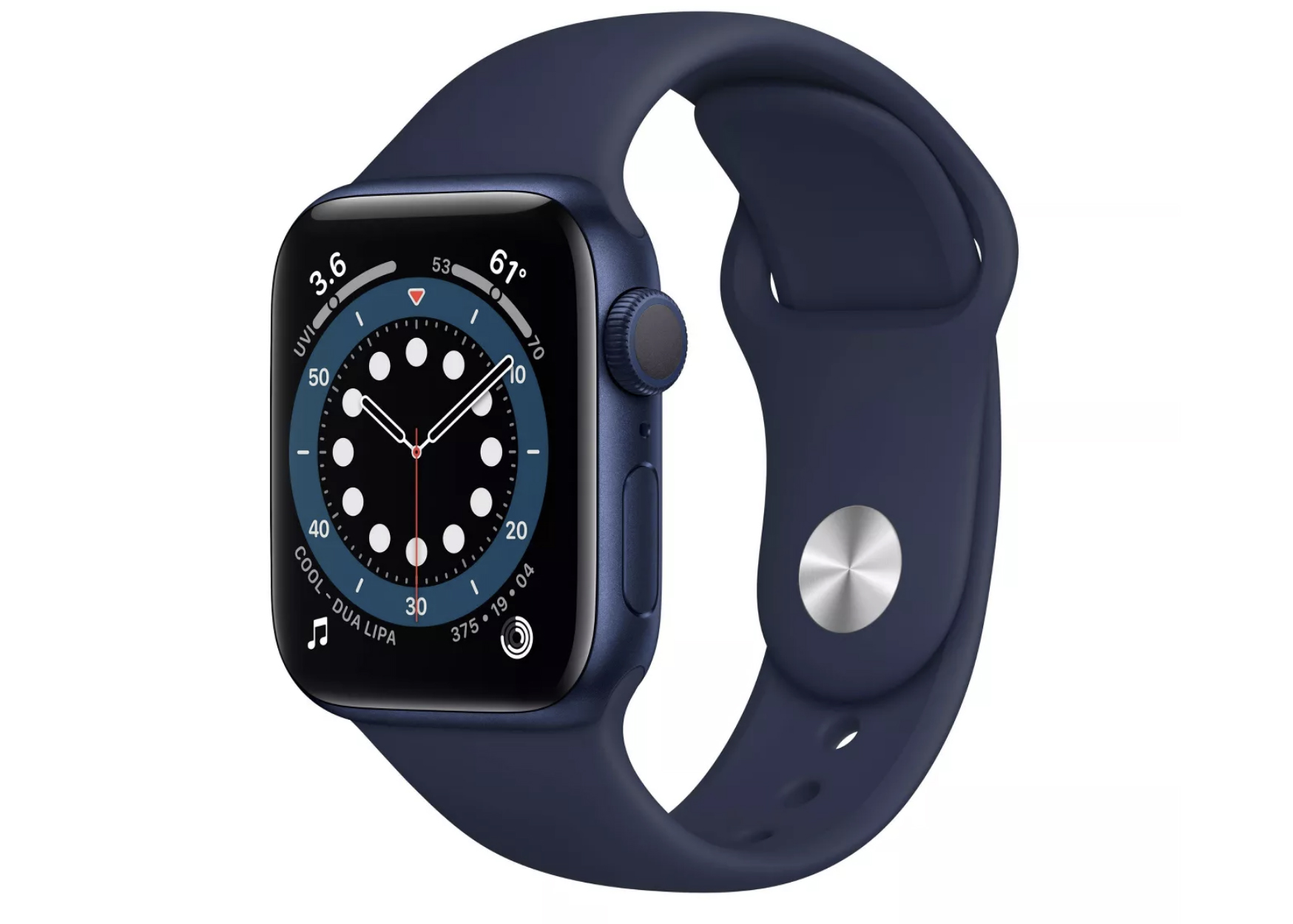 Apple Watch Series 6 GPS 40mm Blue Aluminum with Deep Navy Sport