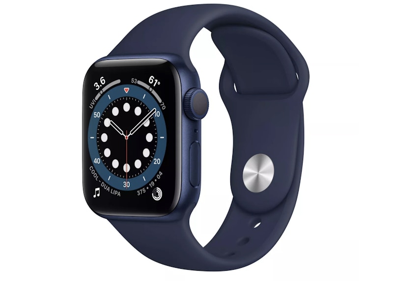 Apple Watch Series 6 GPS 40mm Blue Aluminum with Deep Navy Sport