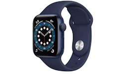 Apple Watch Series 6 GPS 40mm Blue Aluminum with Deep Navy Sport Band A2291 / MG143LL/A
