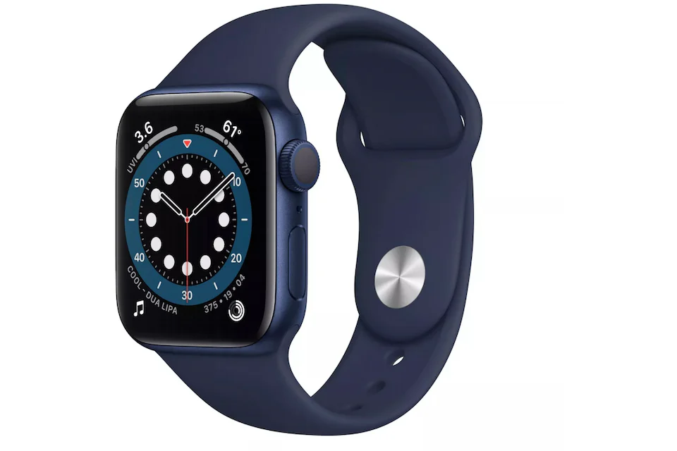Apple Watch Series 6 GPS 40mm Blue Aluminum with Deep Navy Sport Band A2291 / MG143LL/A