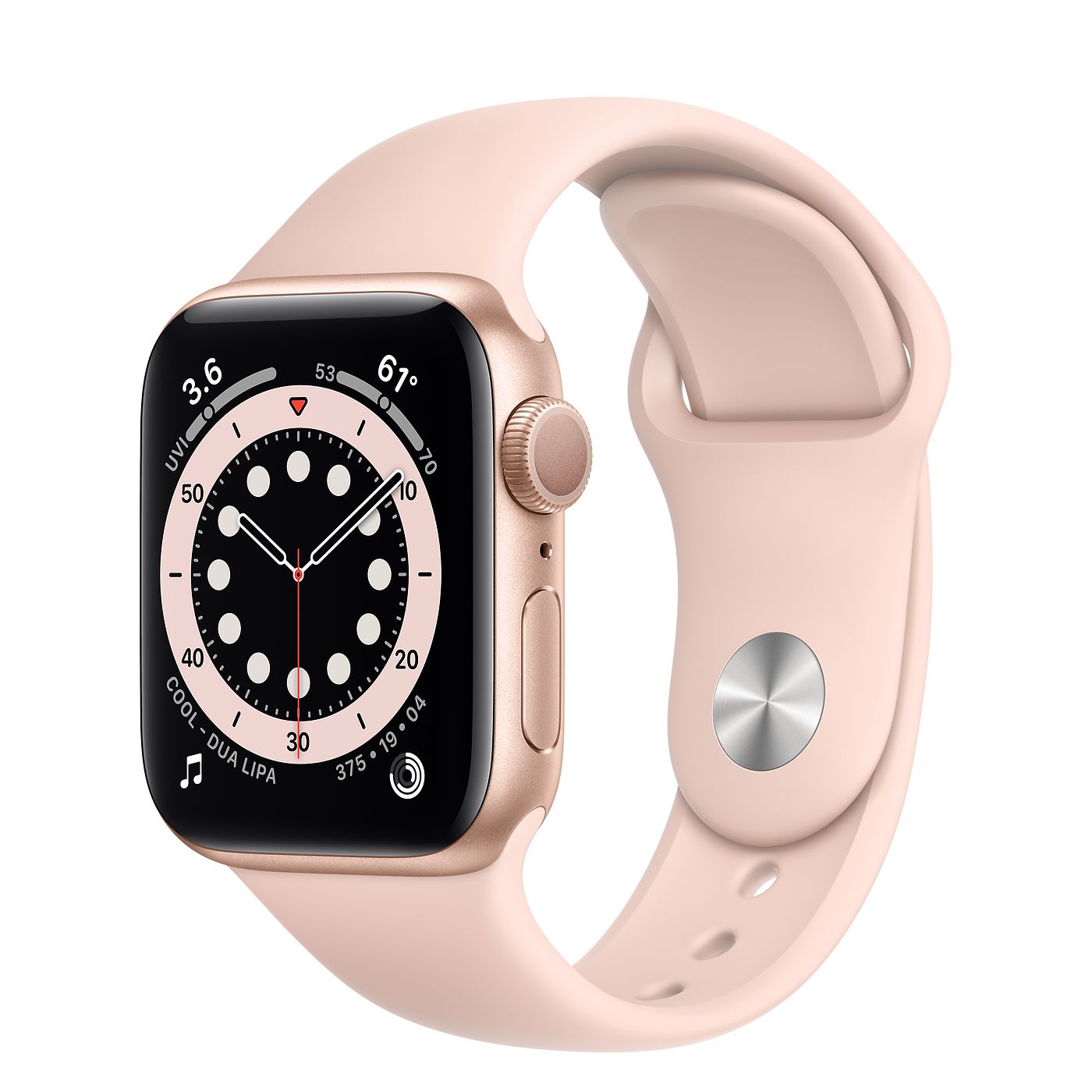 Apple Watch Series 6 GPS 40mm Gold Aluminum with Pink Sand Sport